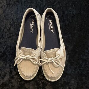Sperry Light Tan Boat Shoes